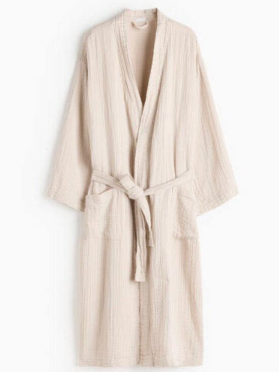 H&M Other - H&M Cotton Muslin Robe with Pockets